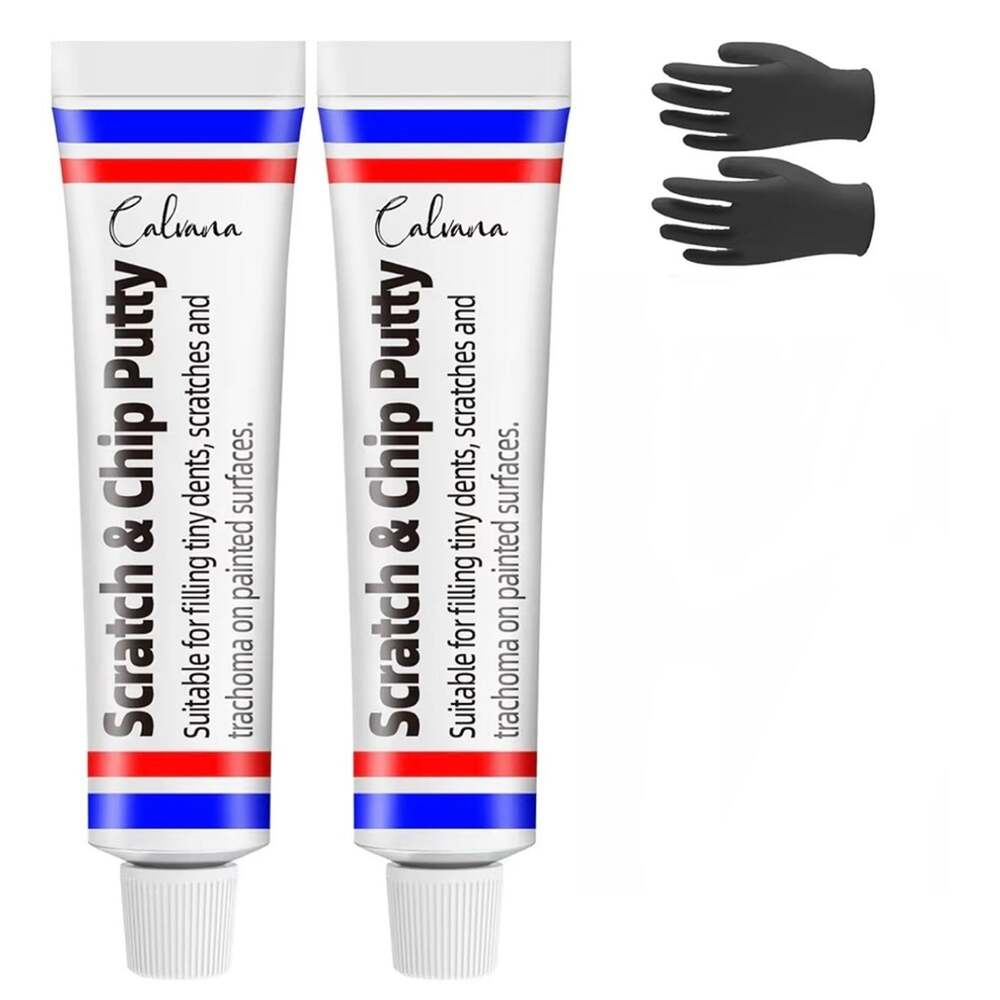 Calvana Scratch & Chip Putty with Gloves (B8)